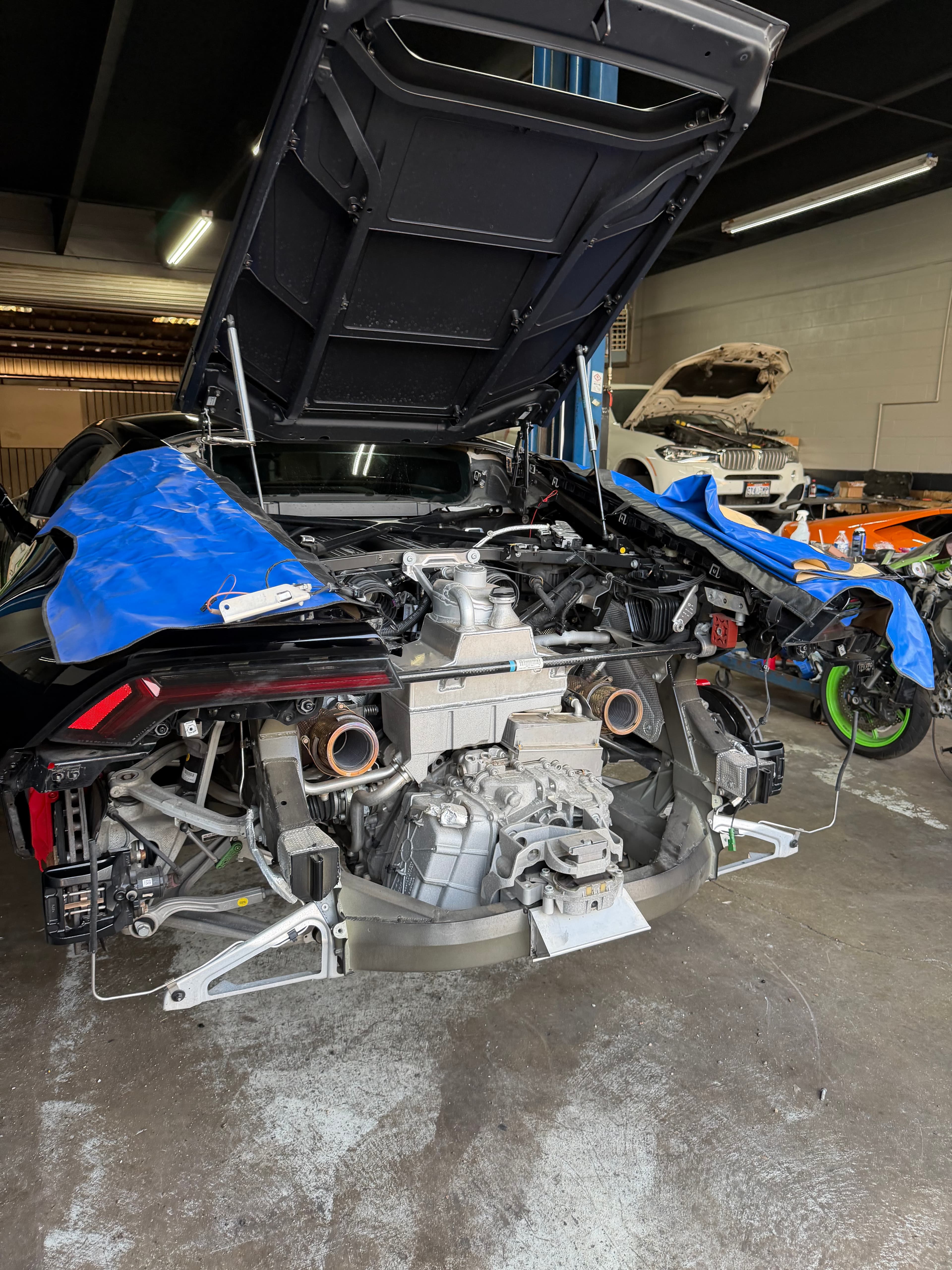 Lamborghini engine work at Diamond Autoz